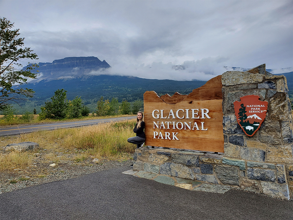 We have arrived in glacier national park