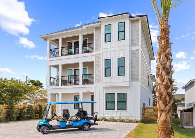 Black Pearl, front of the vacation home