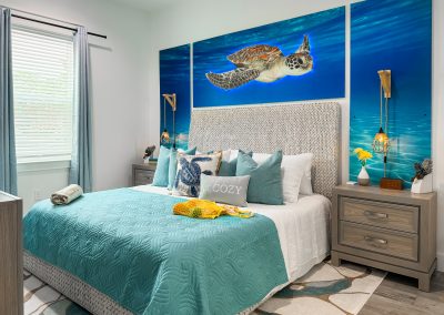 Sandy Shores, sea turtle themed bedroom