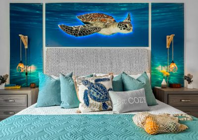 Sandy Shores, sea turtle themed bedroom