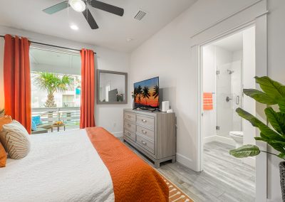 Sandy Shores, sunset themed bedroom