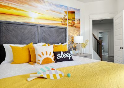 Sandy Shores, sunny beach themed bedroom