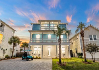 Blue Lagoon, front of the home