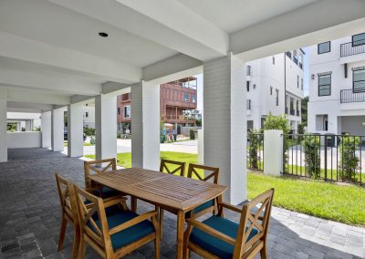 Casa D'Azure, patio with outdoor table