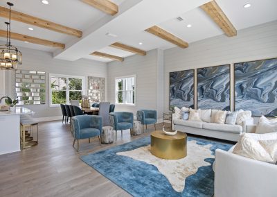 Casa D'Azure, living room