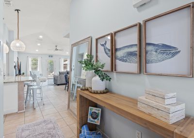 Wavy Whale, entryway