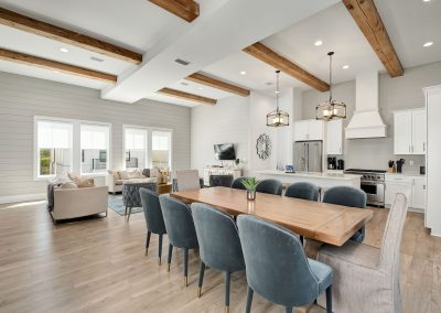 Casa D'Azure, kitchen and dining room