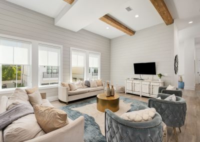 Casa D'Azure, living room