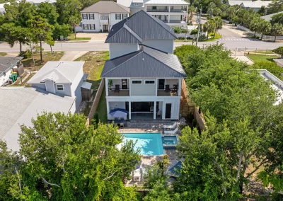 Black Pearl, back of the home with pool
