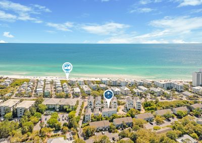 Casa D'Azure, location and proximity to the beach